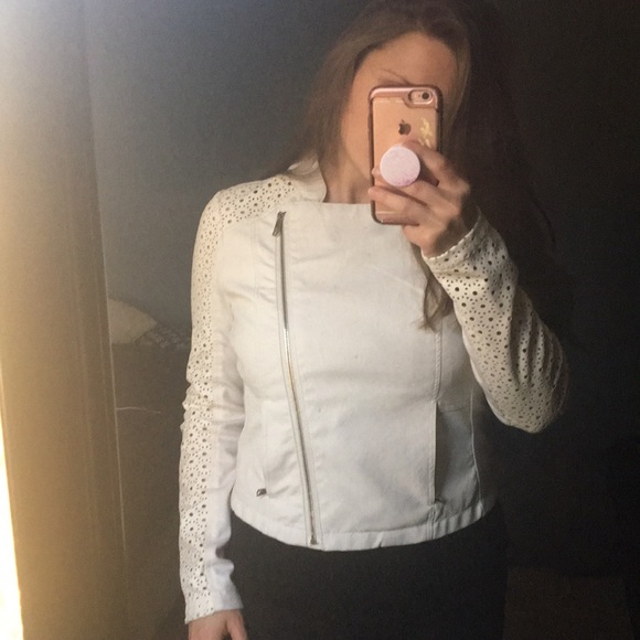 Steve Madden Laser cut moto jacket - Picture 6 of 6